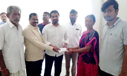 Financial aid to accident victim provided