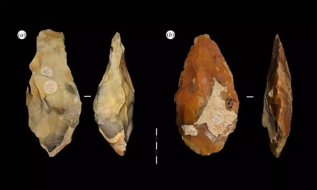 Fordwich handaxes discovered in the 1920s.