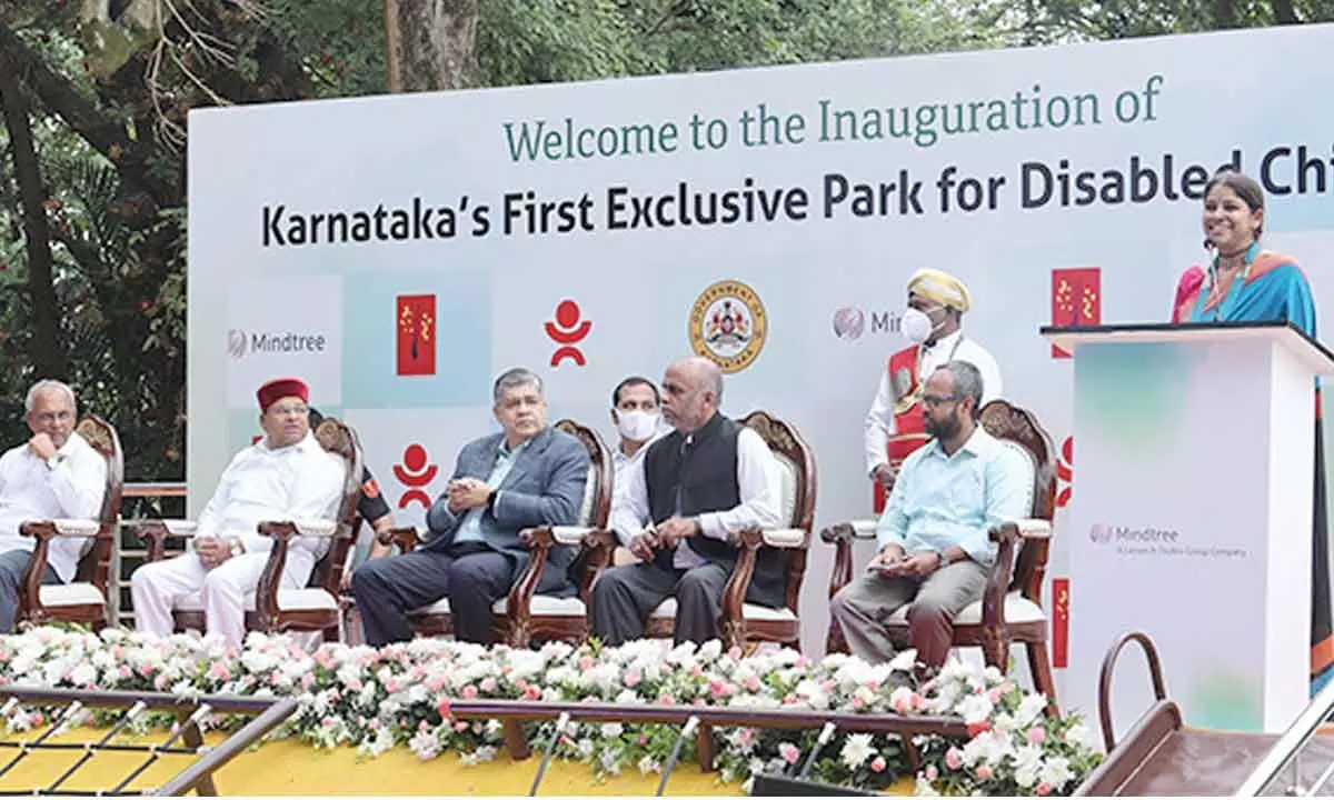 First exclusive park for disabled children opens in Bengaluru