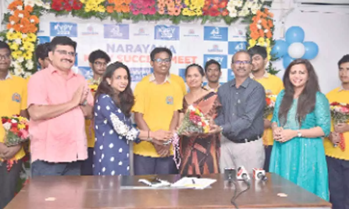 Narayana students set record with 172 selections in KVPY test