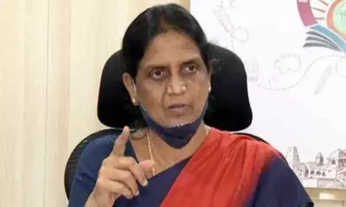 Telangana Education Minister P Sabitha Indra Reddy