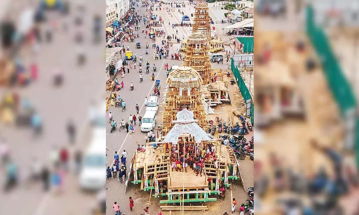 Chariots for Rath Yatra will be completed soon