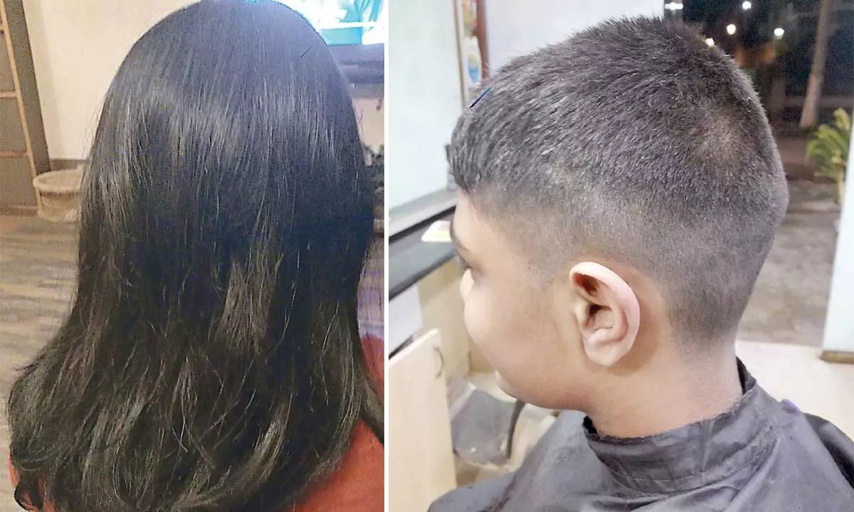 12-yr-old boy donates hair to cancer patients