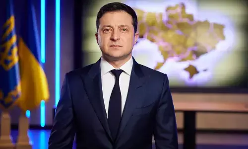 Ukrainian President Volodymyr Zelensky
