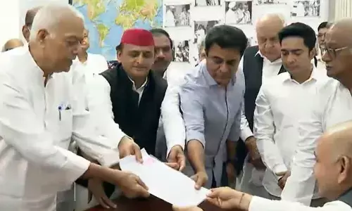 Yashwant Sinha files nomination for Presidential election