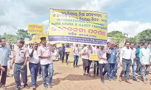 Dhenkanal: Mass rally against drug abuse