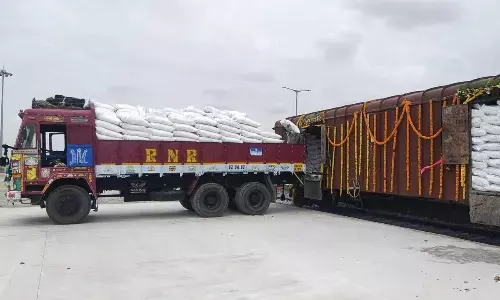 First goods train chugs into Gajwel station