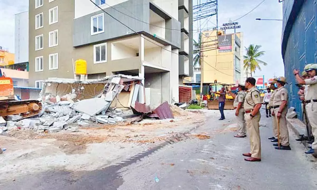 BDA recovers encroached land worth `100 crore