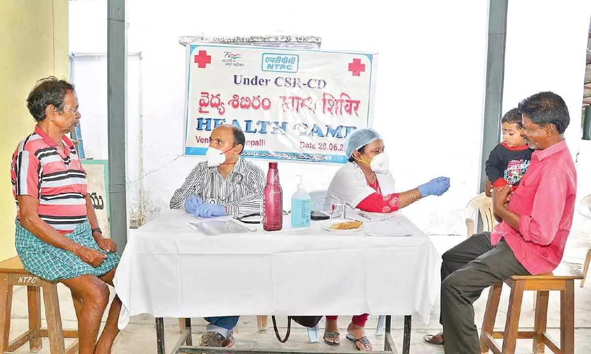 NTPC organises medical camp in village