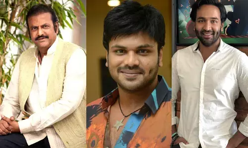 Manchu Mohan Babu, Manoj and Vishnu