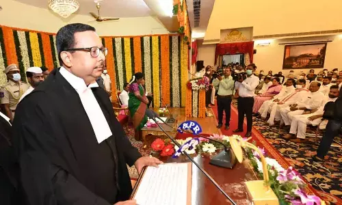 Justice Ujjal Bhuyan takes oath as Telangana HC Chief Justice