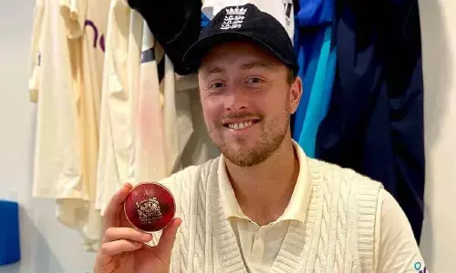 England pace bowler Ollie Robinson