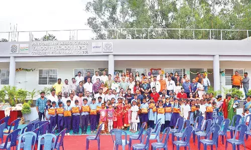 Yahoo helps build classrooms, toilets in govt school