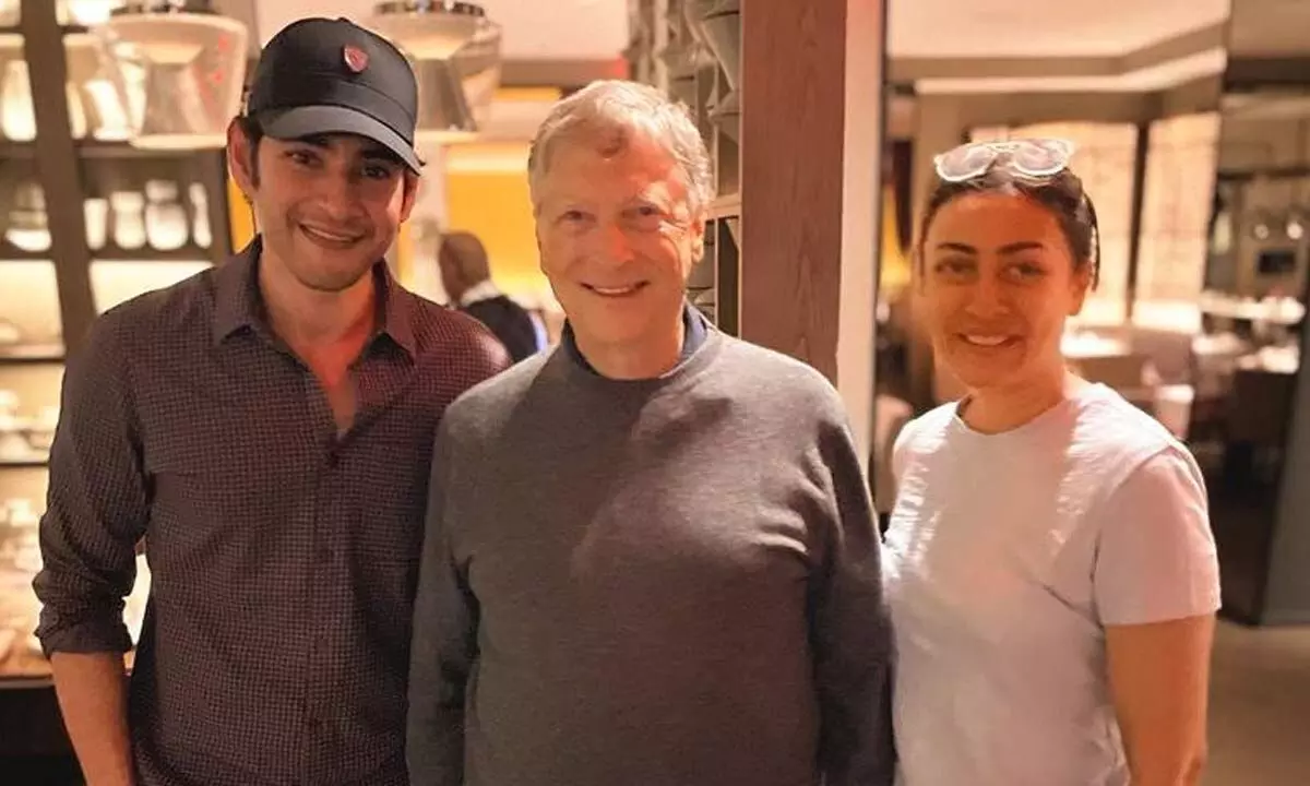 Bill Gates Stars Following Tollywood’s Ace Actor Mahesh Babu On Twitter And Said That It Was Great Meeting Them
