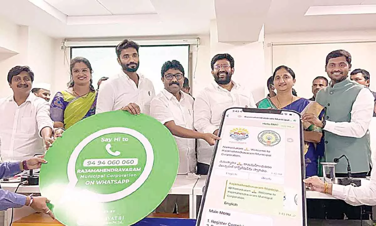 WhatsApp number for civic services launched