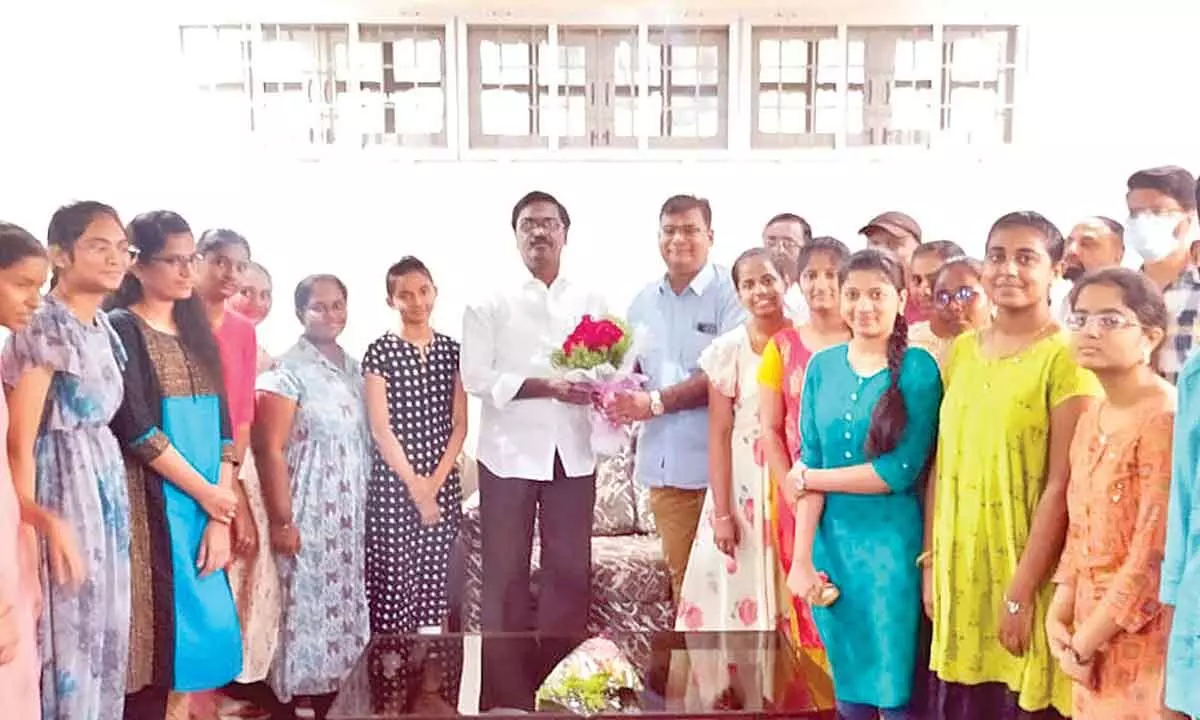 Minister Ajay congratulates Winfield students
