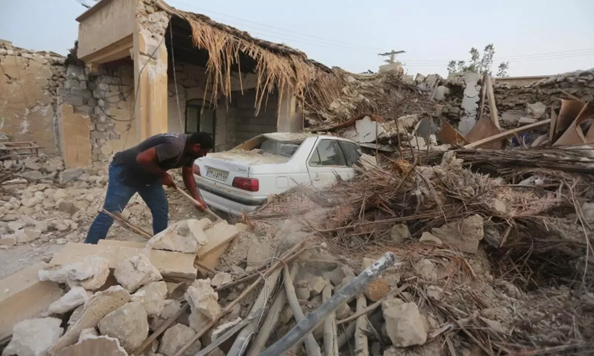 Five killed, 49 injured as three quakes rock Iran