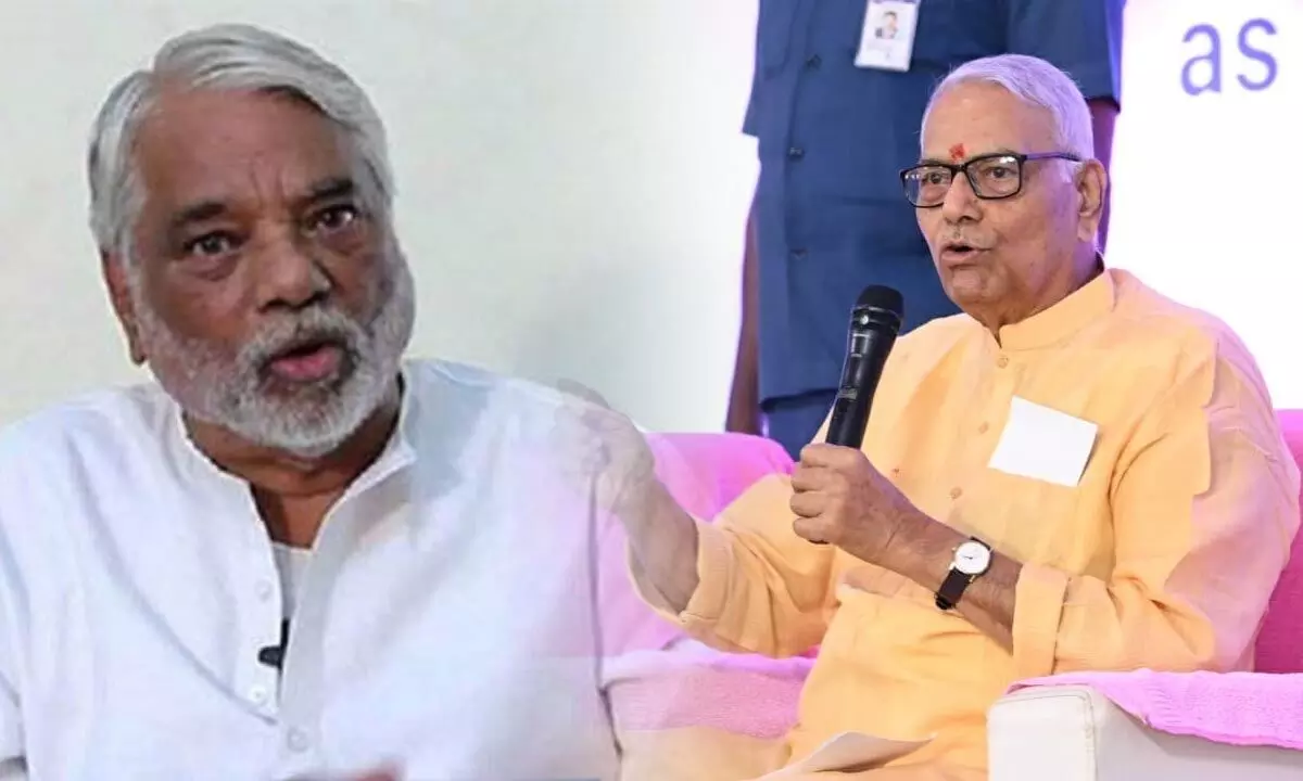 Keeping TPCC on spot of worry, VH Rao meets Yashwant Sinha