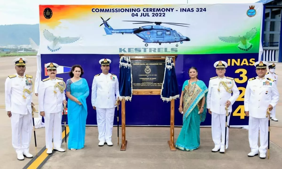 ALH Squadron INAS 324 commissioned at Vizag