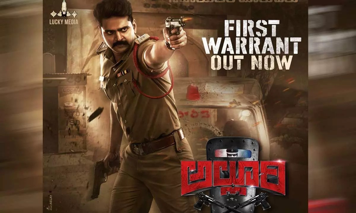 Here Is The First Warrant From Sree Vishnus Alluri Movie