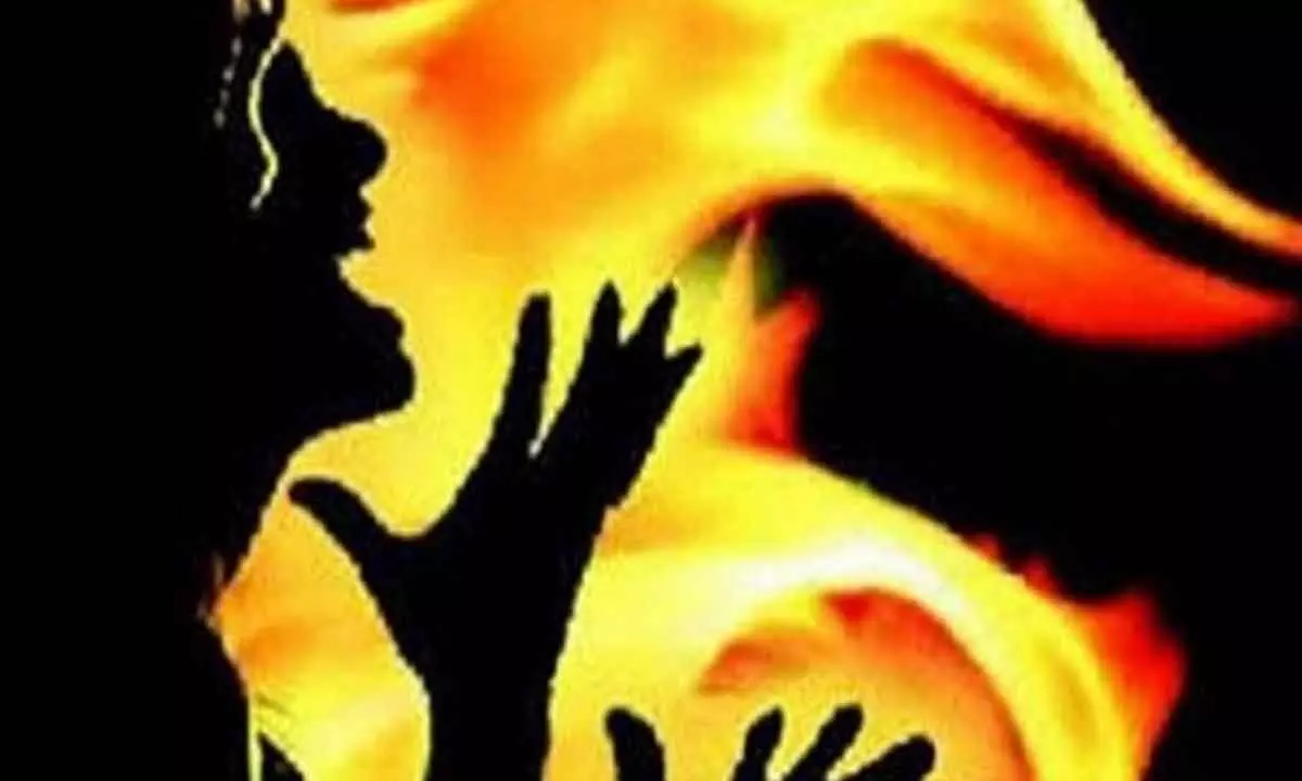 Tribal woman set on fire in MPs Guna, two held