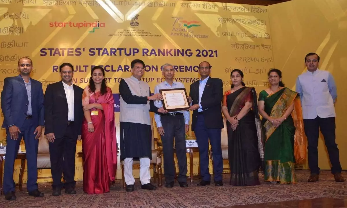 Karnataka bags ‘Best Performer’ Award in Startup Ranking- 2021