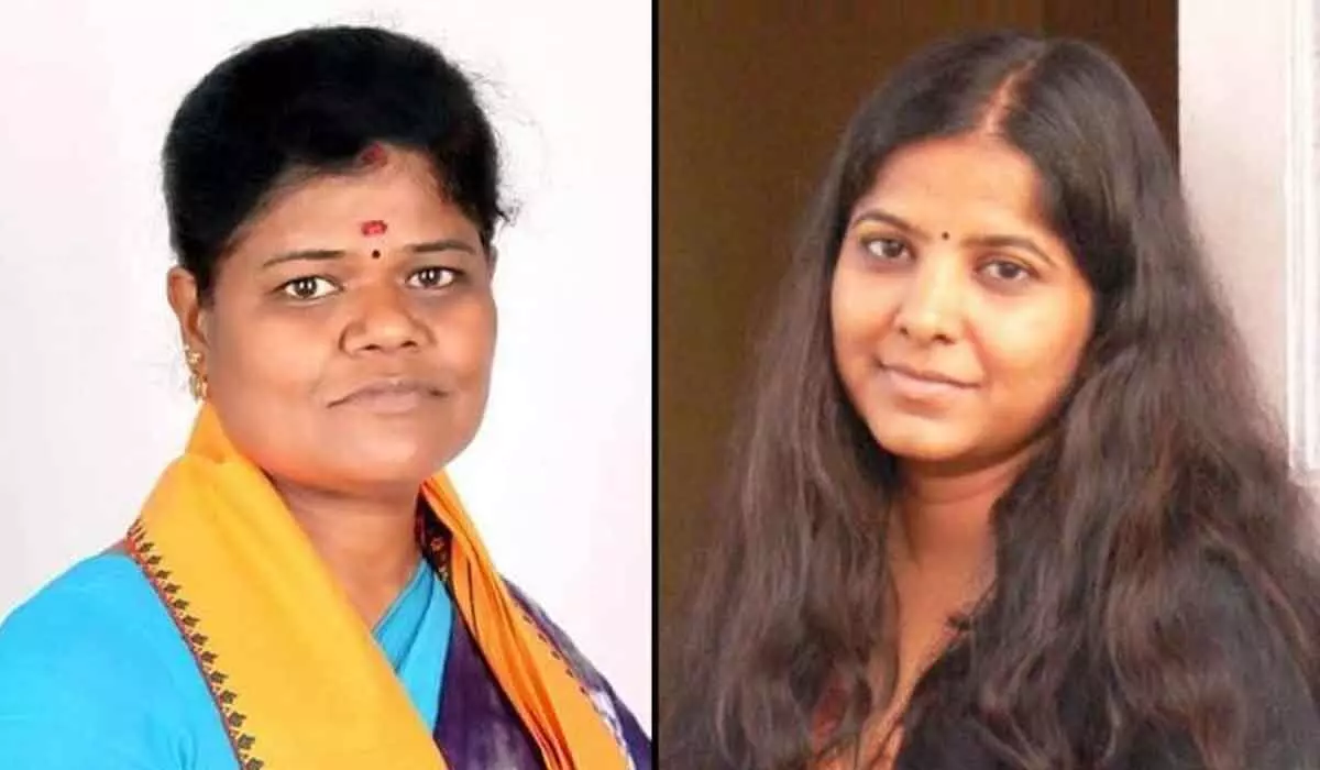 L: Saraswati | R: Leena Manimekalai