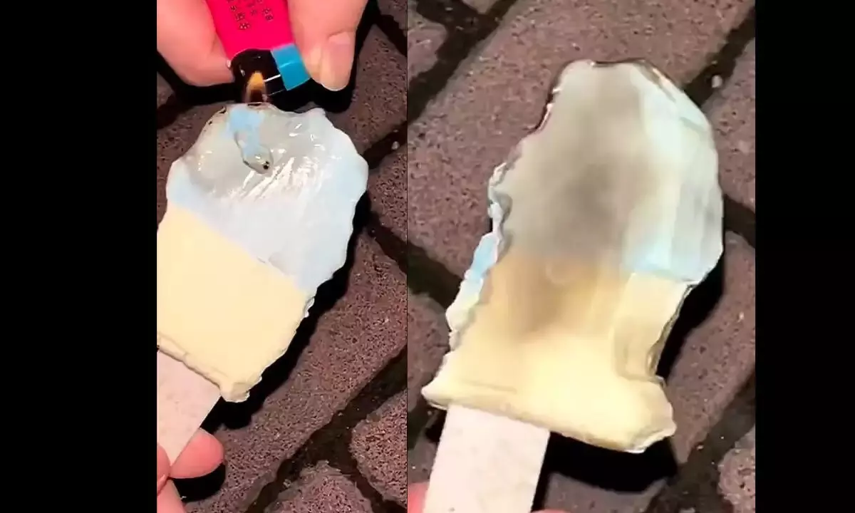 Watch The Trending Video Of Chinese Ice Cream Does Not Getting Melted