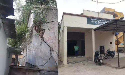 Dilapidated old library at Budvel to be renovated soon