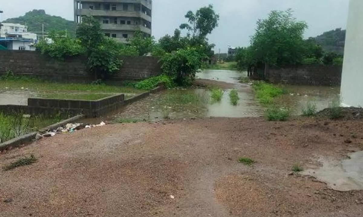 Widespread rains brought life to a standstill in combined Karimnagar district on Saturday