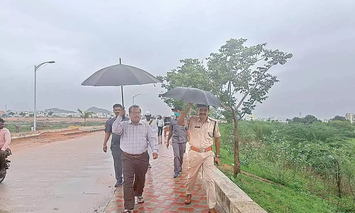 Collector S Venkat Rao alerts officials on rain havoc