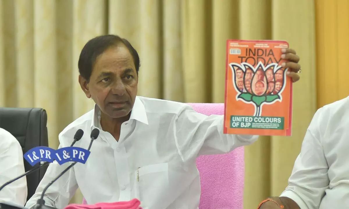 KCR blasts Centre