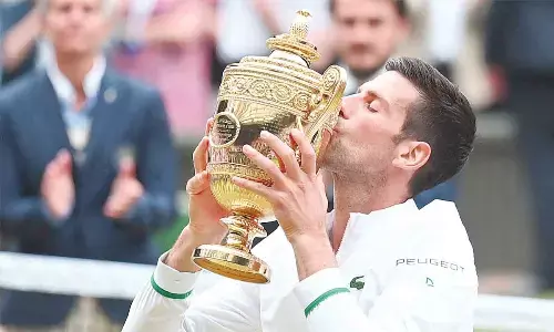 Djokovic on 7th heaven