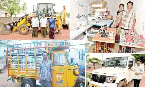 Khammam: Dalit Bandhu beneficiaries faces lit up with smiles