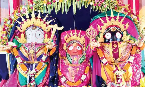 Golden Attire (Suna Besha) of deities at Puri