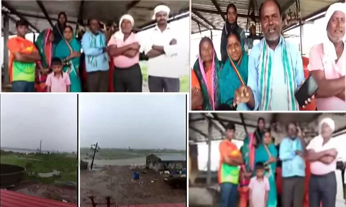 9 agri laborers stranded in river Godavari in Jagtial