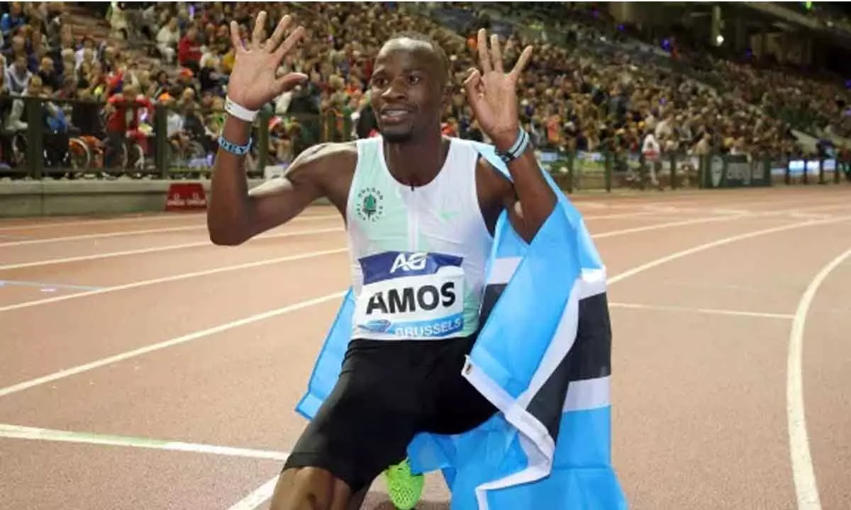 Olympic medalist Amos suspended for doping