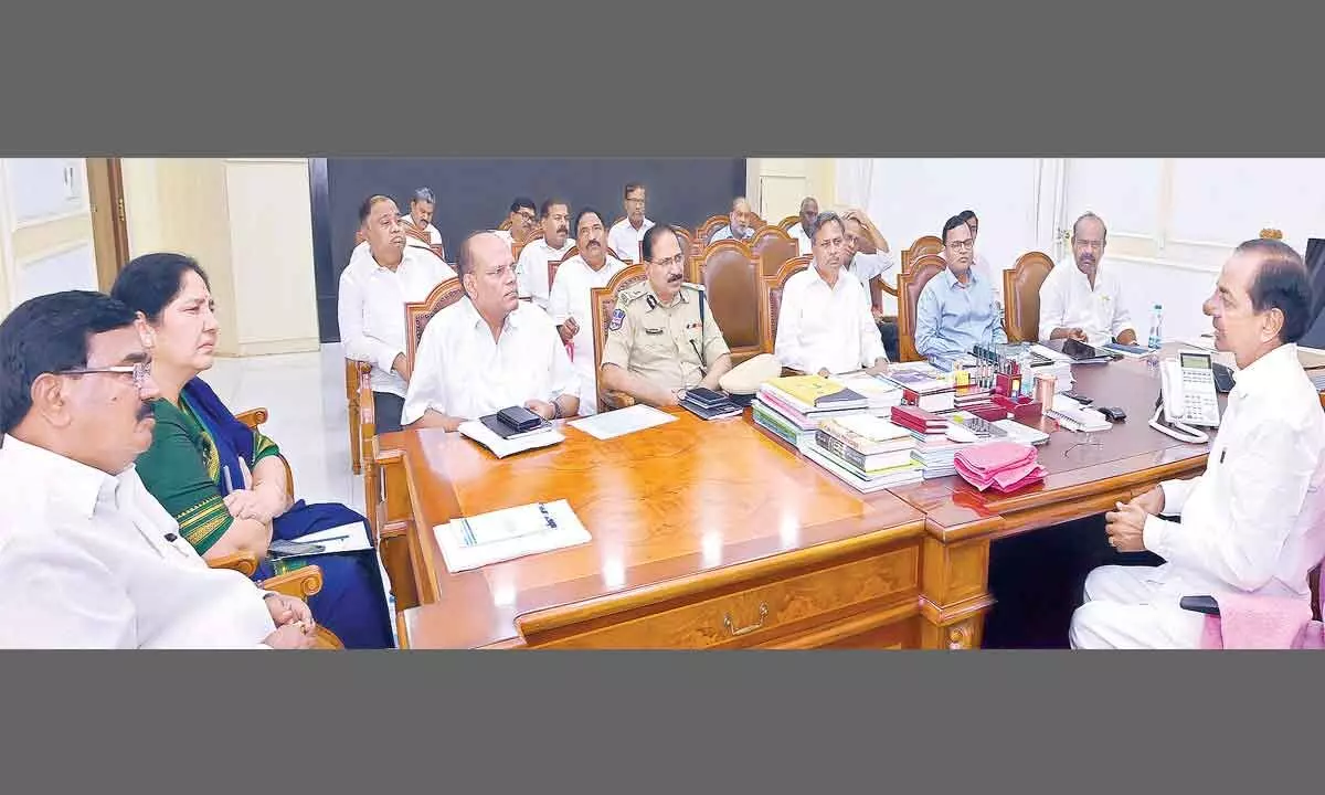 CM KCR asks babus to go in for hydel generation in State