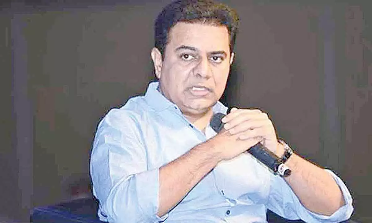 KTR launches Charitraputallo Telangana book