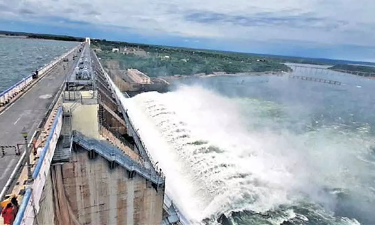 Kaleshwaram gets heavy inflow, 85 gates of Lakshmi Barrage opened