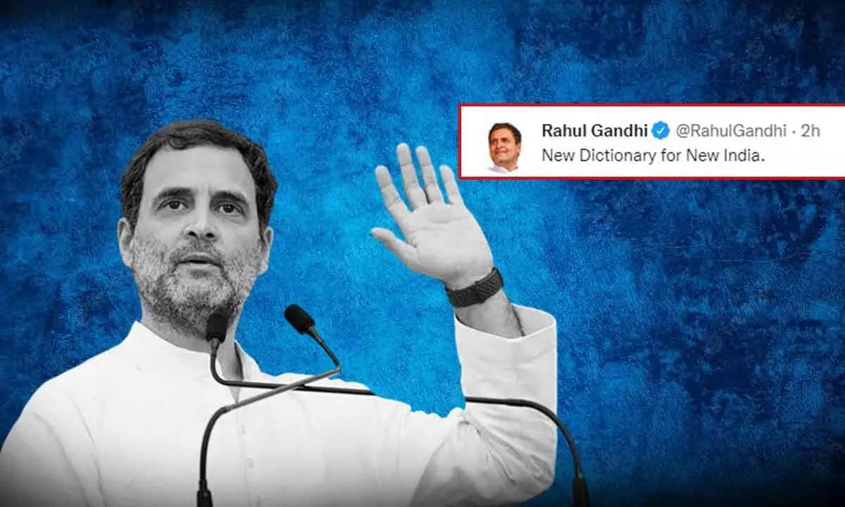 New dictionary for new India: Rahul Gandhi