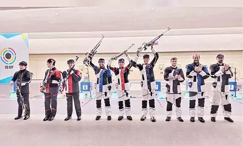 India on top of medal tally at half-way stage