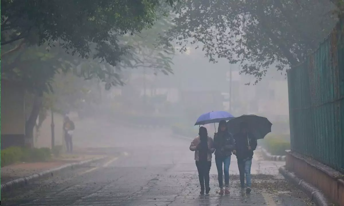 Minimum temp settles a notch above in Delhi; light rains predicted