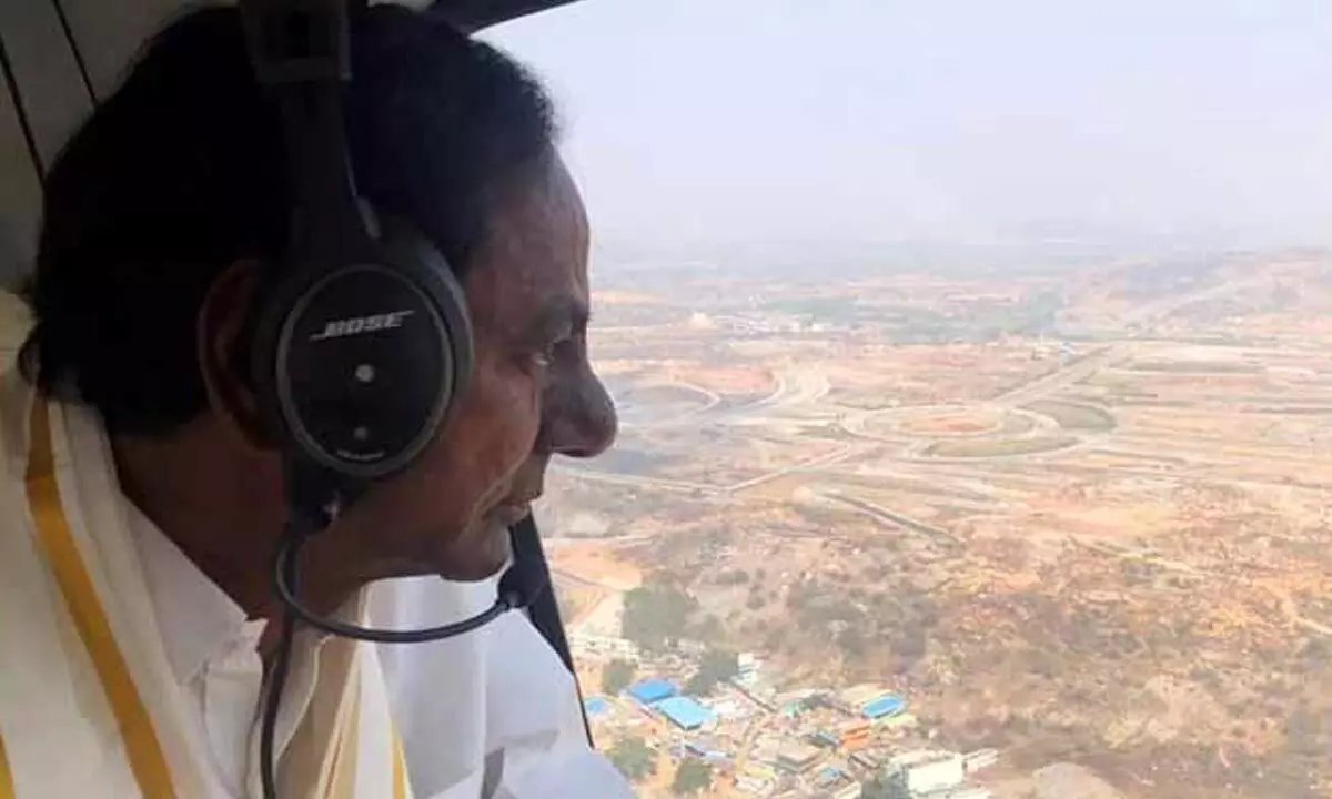 CM KCR to hold aerial survey flood-affected areas on Sunday