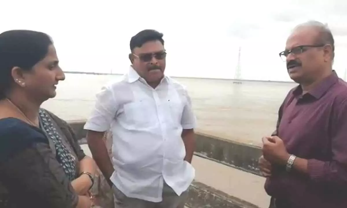 Water Resources Minister Ambati Rambabu arrived in Rajahmundry