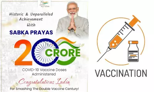 India achieves historic milestone of 200 cr Covid vaccination mark