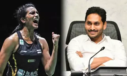 YS Jagan all praise for PV Sindhu for winning Singapore Open Badminton