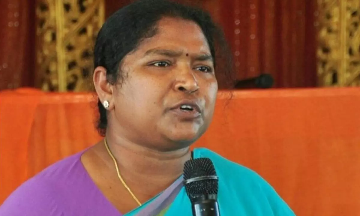 Congress MLA Dhanasri Anusuya (Seethakka)
