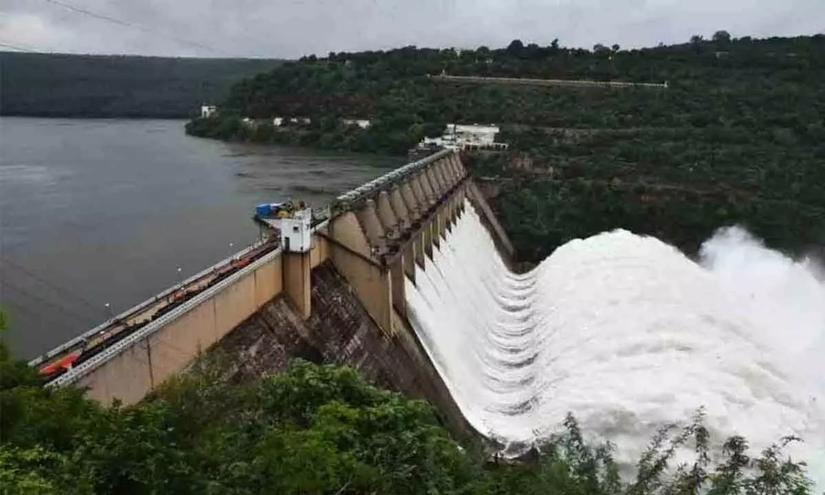 Inflows increasing into Srisailam reservoir
