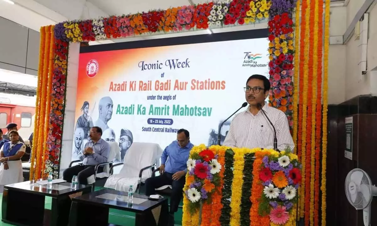 SCR inaugurates Azadi Ki Rail Gadi Aur Station celebrations